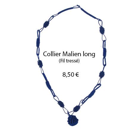 1108 collier malien long
