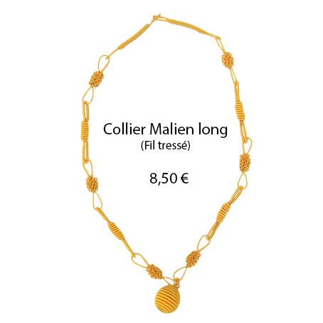 1112 collier malien long