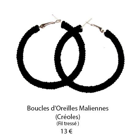 1160 boucle d oreilles maliennes creoles