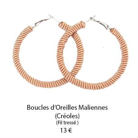 1161 boucle d oreilles maliennes creoles